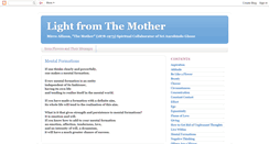 Desktop Screenshot of lightfromthemother.blogspot.com