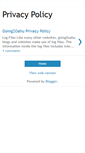 Mobile Screenshot of going2oahu-privacy-policy.blogspot.com