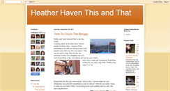 Desktop Screenshot of heatherhavensays.blogspot.com