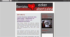 Desktop Screenshot of berrizkoezkerabertzalea.blogspot.com