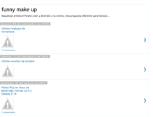 Tablet Screenshot of funnymake-up.blogspot.com