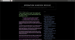 Desktop Screenshot of operationnineveh.blogspot.com