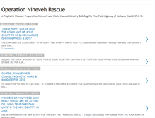 Tablet Screenshot of operationnineveh.blogspot.com