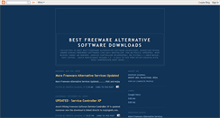 Desktop Screenshot of freeware-alternatives.blogspot.com