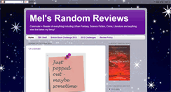 Desktop Screenshot of melsrandomblogs.blogspot.com