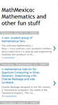 Mobile Screenshot of mathmexico.blogspot.com