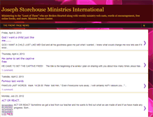 Tablet Screenshot of josephstorehouseministries.blogspot.com