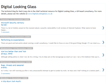 Tablet Screenshot of digitallookingglass.blogspot.com