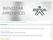 Tablet Screenshot of bienestarcentrodediseno.blogspot.com