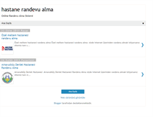 Tablet Screenshot of hastanerandevu.blogspot.com