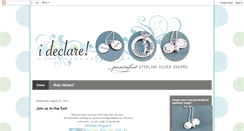 Desktop Screenshot of ideclarecharms.blogspot.com