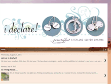 Tablet Screenshot of ideclarecharms.blogspot.com