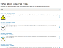 Tablet Screenshot of fisherpricejumperoorecall.blogspot.com