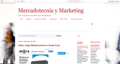 Desktop Screenshot of mercadotecniaymarketing.blogspot.com