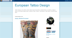 Desktop Screenshot of europeantattoodesign.blogspot.com