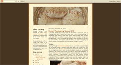 Desktop Screenshot of emilysfavoriterecipes.blogspot.com