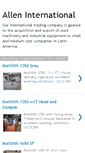 Mobile Screenshot of alleninternational.blogspot.com
