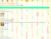 Tablet Screenshot of comidavegetarianaviva.blogspot.com