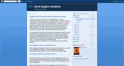 Desktop Screenshot of barat-uyghur.blogspot.com