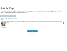 Tablet Screenshot of justforpugs.blogspot.com