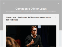 Tablet Screenshot of compagnietheatre-olivierlacut.blogspot.com