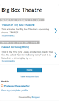 Mobile Screenshot of bigboxtheatre.blogspot.com