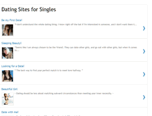 Tablet Screenshot of datingsitesforsinglestoday.blogspot.com