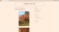 Desktop Screenshot of frokenblom.blogspot.com