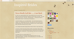 Desktop Screenshot of inspiredbrides.blogspot.com