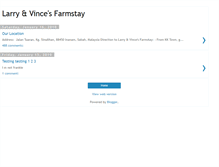 Tablet Screenshot of larryvincefarmstay.blogspot.com