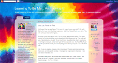 Desktop Screenshot of learningtobemeandlovingit.blogspot.com