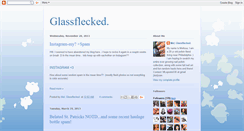 Desktop Screenshot of glassflecked.blogspot.com