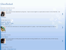 Tablet Screenshot of glassflecked.blogspot.com