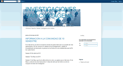 Desktop Screenshot of investigacionesuancartagena.blogspot.com