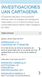 Mobile Screenshot of investigacionesuancartagena.blogspot.com