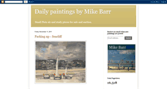 Desktop Screenshot of mikebarrdaily.blogspot.com