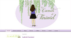 Desktop Screenshot of lescarnetsdetinuviel.blogspot.com