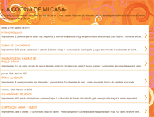 Tablet Screenshot of cocinandoencasa-kharmen.blogspot.com