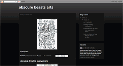Desktop Screenshot of obscurebeastsarts.blogspot.com