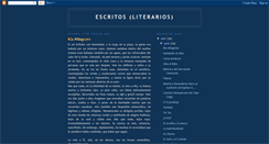 Desktop Screenshot of escritos-literarios.blogspot.com