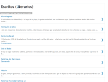 Tablet Screenshot of escritos-literarios.blogspot.com