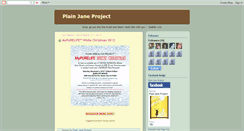 Desktop Screenshot of plainjaneproject.blogspot.com