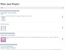 Tablet Screenshot of plainjaneproject.blogspot.com
