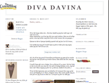 Tablet Screenshot of divadavina.blogspot.com