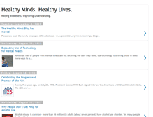 Tablet Screenshot of apahealthyminds.blogspot.com