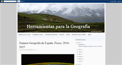 Desktop Screenshot of herramientasgeo.blogspot.com