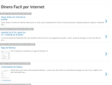 Tablet Screenshot of gana-dinero-facil-internet.blogspot.com