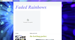 Desktop Screenshot of fadedrainbows.blogspot.com