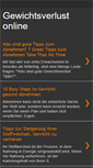 Mobile Screenshot of gewichtsverlustonline.blogspot.com