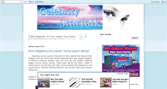 Desktop Screenshot of celebritystartalk.blogspot.com